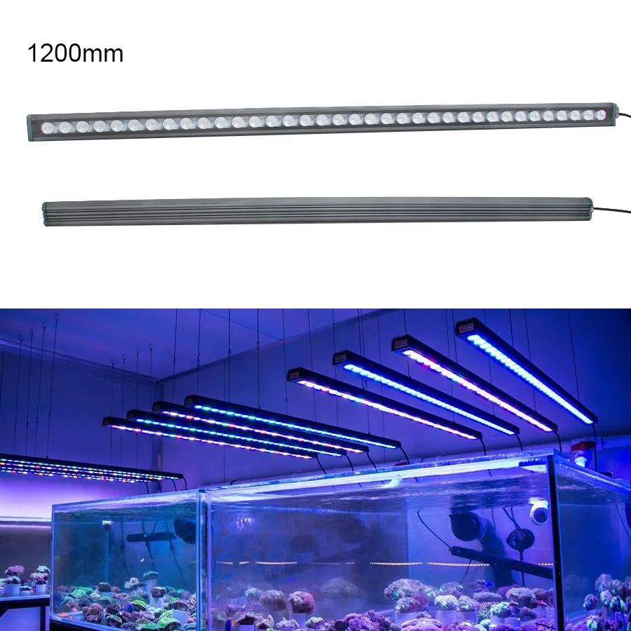 Reef LED Aquarium Light 2ft 3ft 4ft 5ft 6ft Dimmable Aquarium LED light for Coral Reef Fish Sky Blue