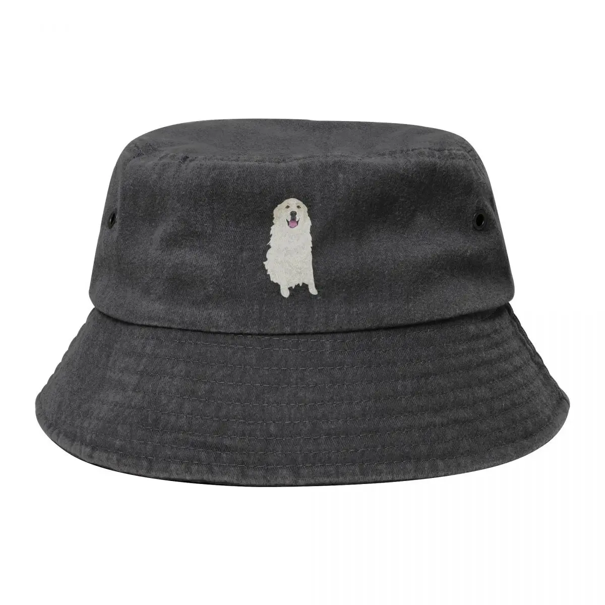 

Tan Eared Great Pyrenees Pattern Bucket Hat Brand Man cap Fishing cap Women's Beach Men's