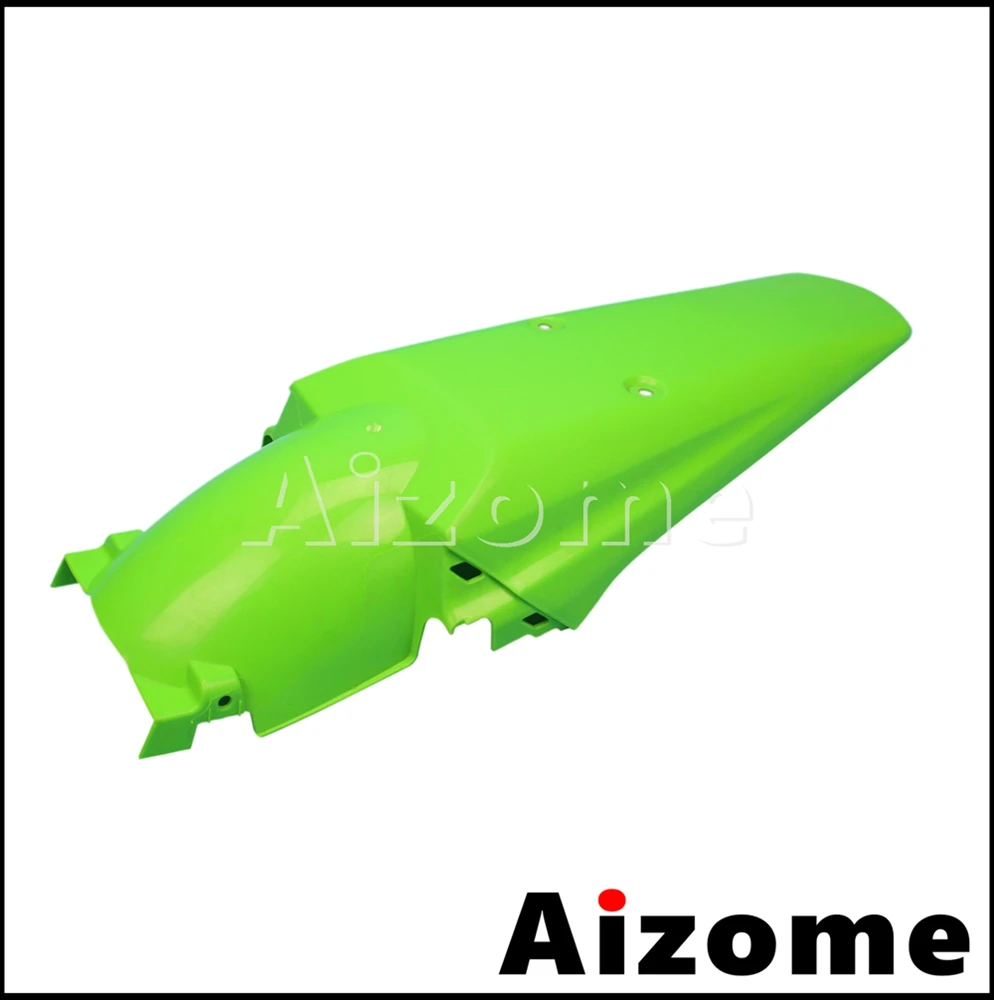 Green Motocross Fender Front Rear Off Road Mud Guard For Kawasaki KLX 250S 230 140 110 L KX 450 250 140 85 65 Dirt Bike Mudguard