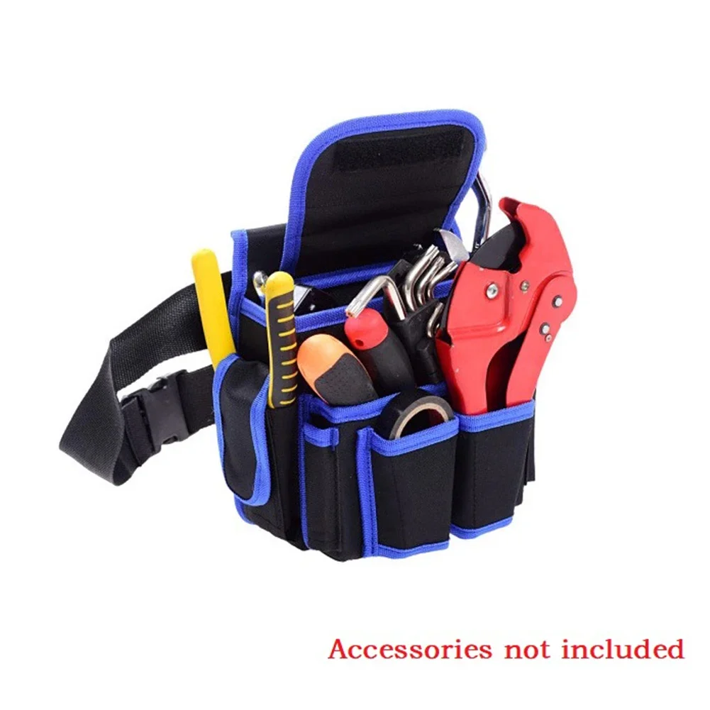 Hardware Tool Bag Electrician Tool Belt Large Weight Capacity Multi-sidekicks Design Rivet Fixed Thickened Bottom