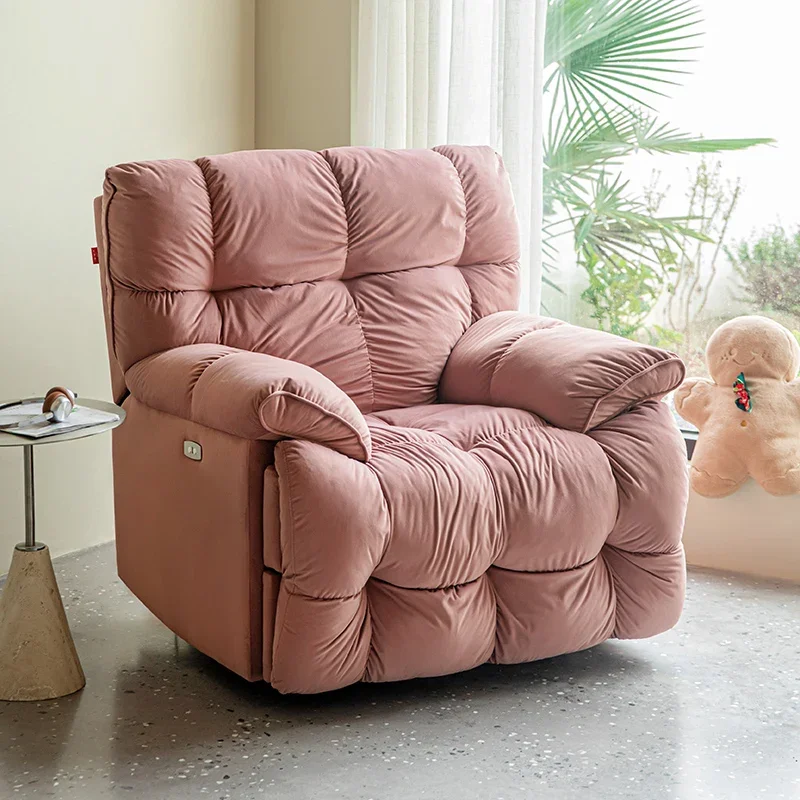

Electric function cloud recliner lazy leisure single sofa living room rocking chair