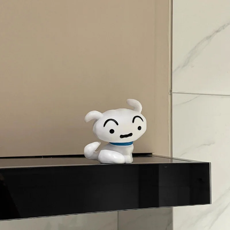 

Generic Cartoon White Dog Desktop Ornament Cute Animal Statue Sample Gift Home Desk Shelf Decor For Kids Family Birthday Present