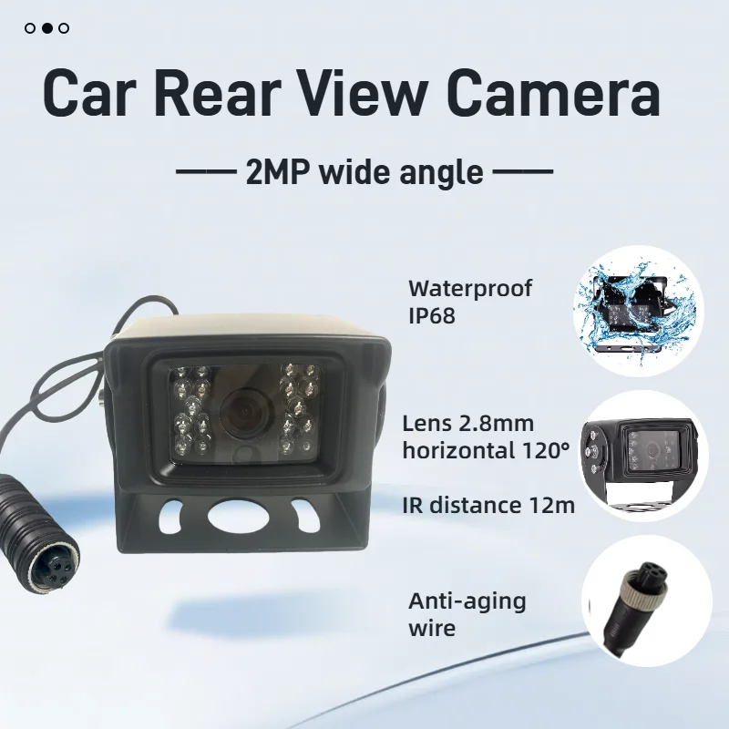 

AHD 1080P vehicle front and rear view camera for bus truck car night vision reversing camera