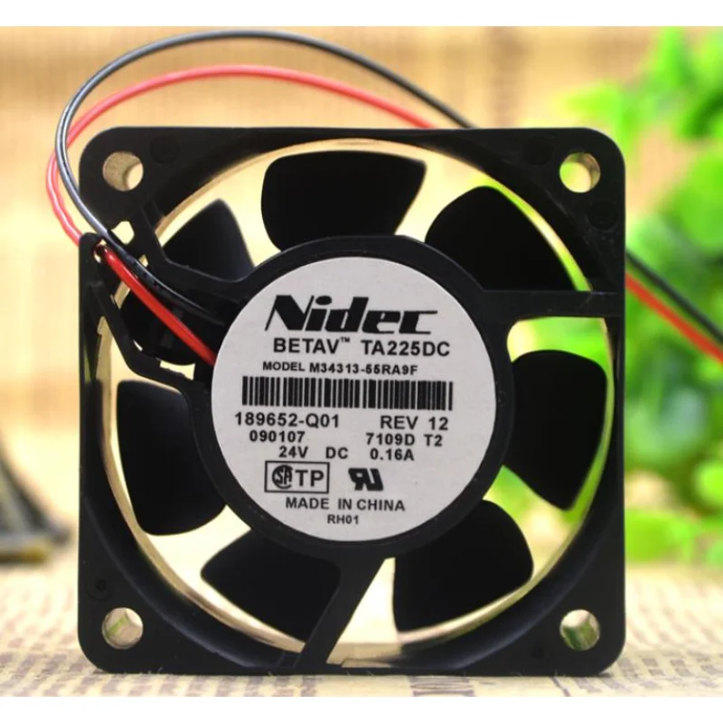 

Новый вентилятор охлаждения процессора для NIDEC TA225DC M34313-55RA9F M34313-55RA1F/2F/3F/9F/11F 24 В 0,16 А 6025 60x60x25 мм