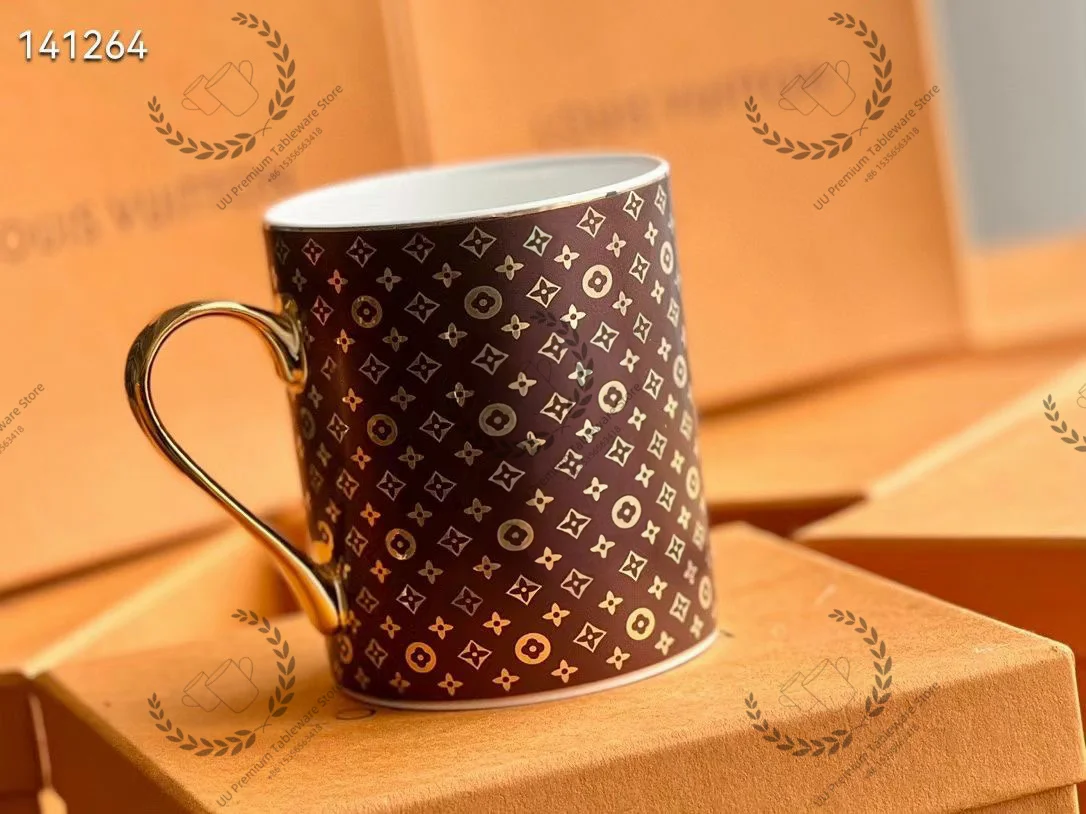 

Европейский костяной фарфор с логотипом, кофейные чашки, блюдца, чашки, кружки, семейный набор, роскошные подарки