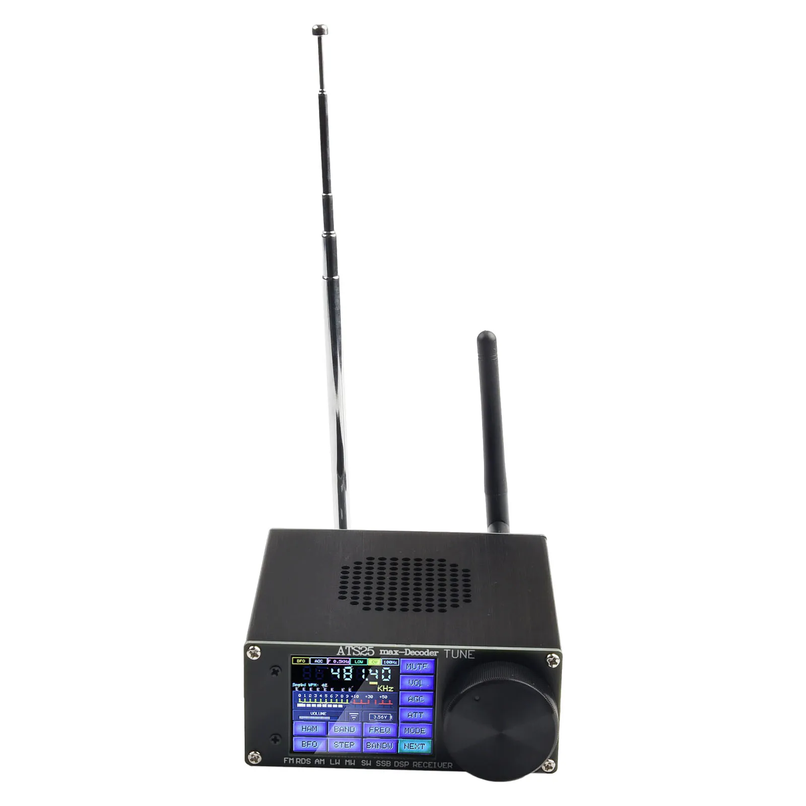 Portable ATS25maxDecoder Si4732A10 FullBa n d Receiver Support FT8 FT4 Decoding 2 4 inch Touch Screen Battery Powered