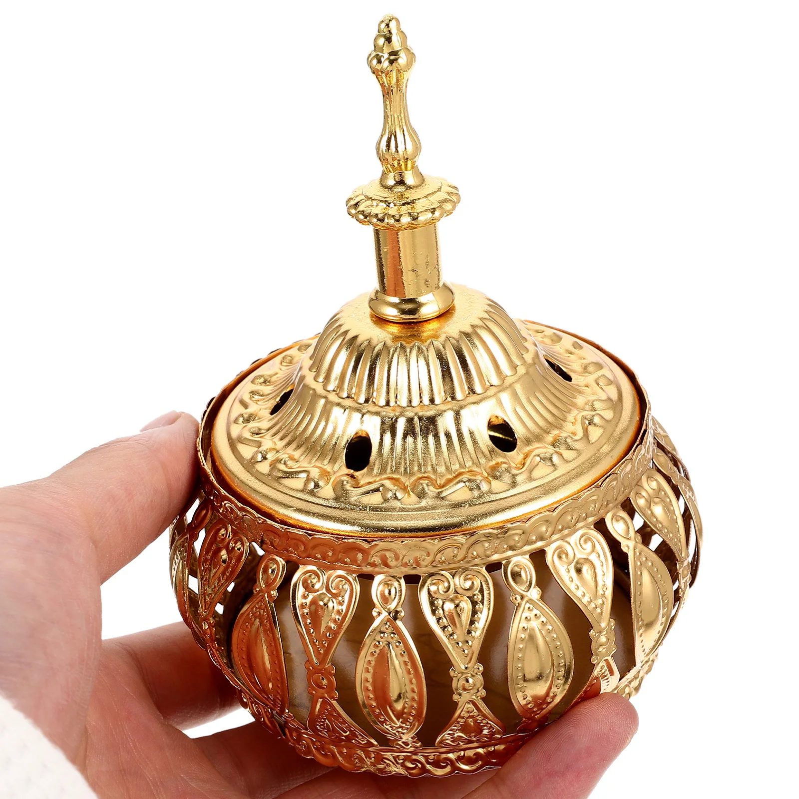 

Incense Burner Storage Box Iron Multi-Function Jewelry Organizer Desktop Home Decor Censer Decor Incense Holder