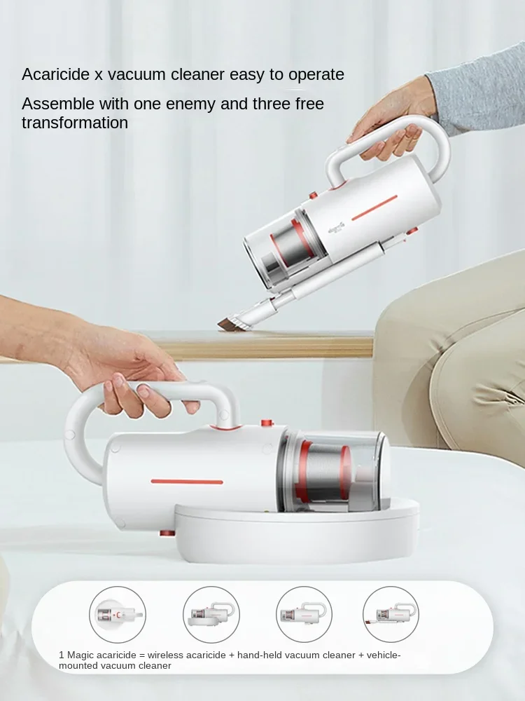 Беспроводной прибор для удаления клещей Deerma, домашняя техника, настоящий пылесос, УФ-прибор для удаления клещей, CM1900