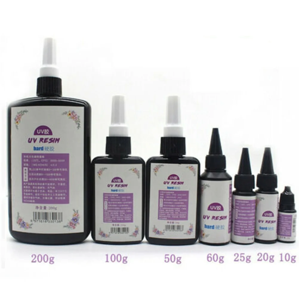 

25G Uv Resin Dye Liquid Pigment Black Uv Resin Hard Adhesive Glue for Jewelry Making Nail Art Craft Decoration Stable Color