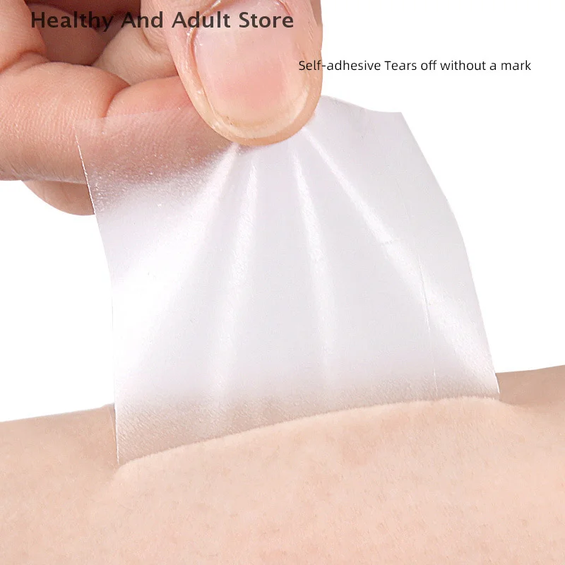 5 متر شريط رفع الثدي الشفاف النساء غير مرئية رفع البرازيلي ملصق أشرطة الجسم المعتوه رفع ضمادة الشريط الصدر بتلات الثدي #4