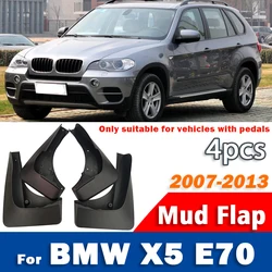 Mudguard For BMW X5 E70 2007-2013 Front Rear 4pcs Mudflaps Mudguards Car Accessories Splash Guard Fender 2008-2010 2011 2012