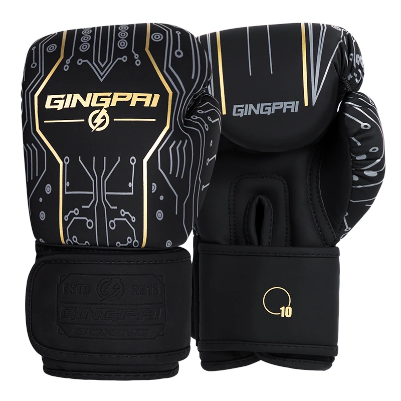 

1 пара боксерских перчаток для взрослых, мужские и женские тренировочные перчатки для спарринга, удобные регулируемые боевые перчатки sanda, перчатки для рук, снаряжение