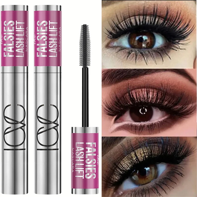 Mascara anti-transpiration, mascara allongeant, optique mince, longue tenue, cosmétiques pour les yeux, sans bavures