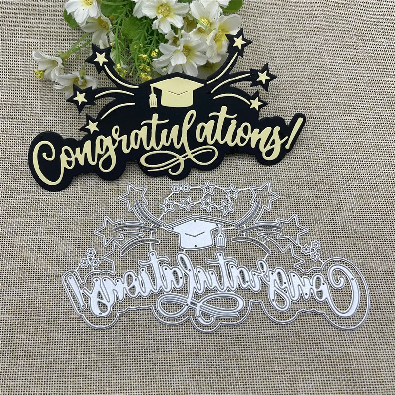 Graduation Frame Metal Cutting Dies Stencils For DIY Scrapbooking Decorative Embossing Handcraft Template