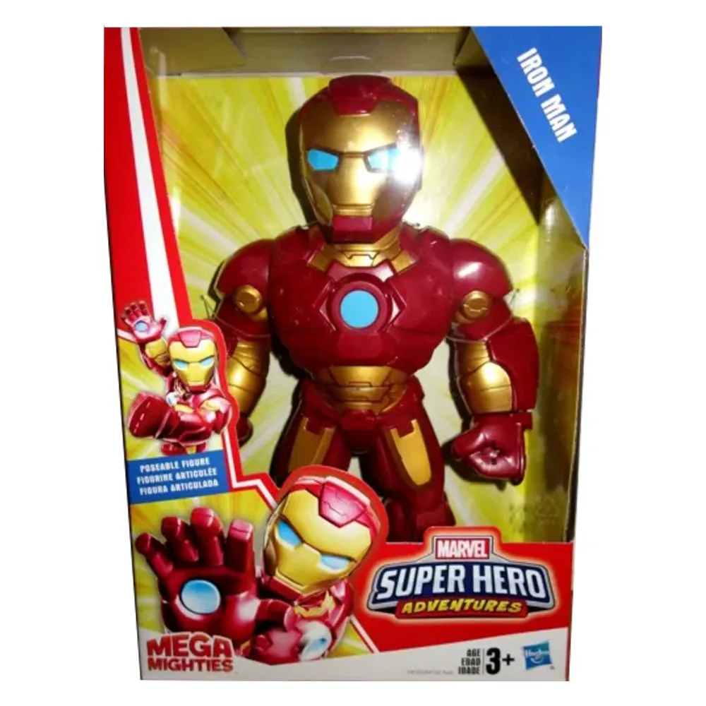 Iron Man Marvel Super Hero Adventures Figure Mega Mighties Ironman Avengers Children Toys Anime Collectible Figurines Gifts