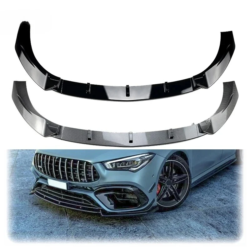 Factory 3X 2019 To Up - CLA45 C118 Front Sp V.2 Bumper Lip Spoiler Sp Diffuser Body Kit Hig