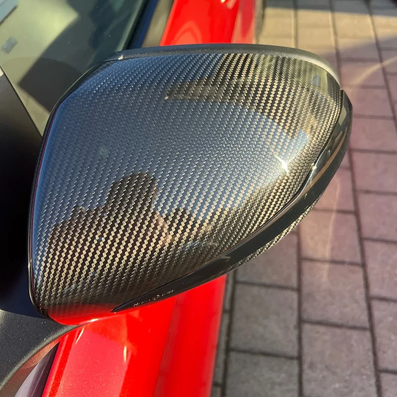 For Benz C S GLC E Class Mercedes W205 W222 W213 W238 X205 Dry Carbon Mirror cover 1:1 Replace Style AMG Side Caps LHD&RHD