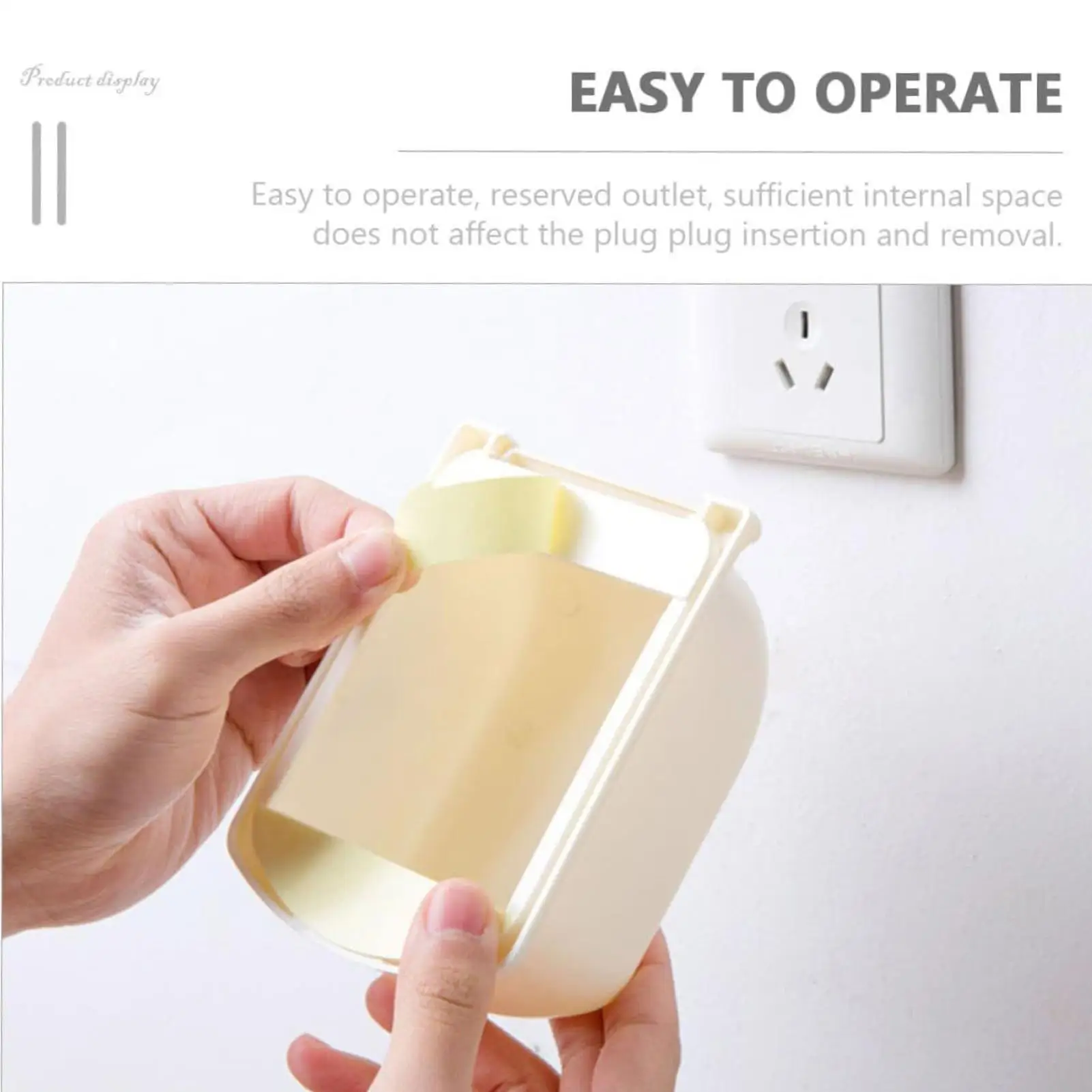 

Child Safety Outlet Covers Electrical Socket Adhesive Protector Waterproof Socket Cover For Home Kitchen Nursery Bedroom