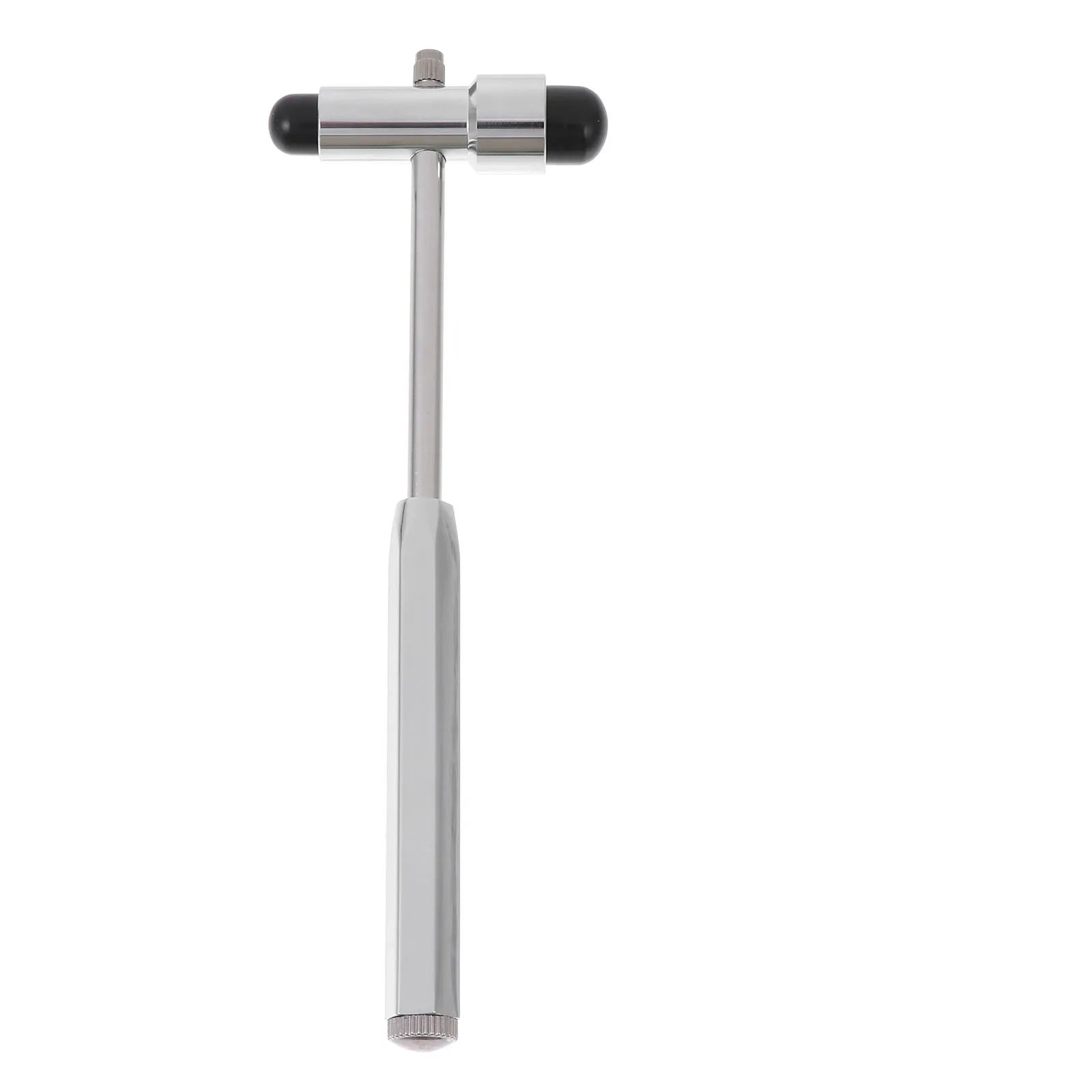 Multi Functional Zinc Alloy Neurological Hammer Dual Mallet Buck Percussor Screw In Tip Retractable Brush Medical Teaching