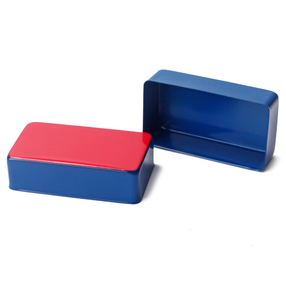 

2 pcs Fully Enclosed Pickup Metal For Single Coil Humbucker Guitar Brass Cover Red Dustproof Rustproof Pickup Cover For