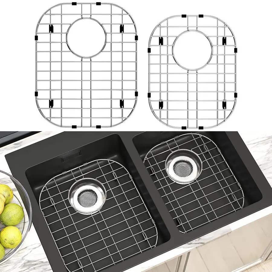 

Защитная решетка для раковины 13x16 и 11.2x14.5, защитные решетки из нержавеющей стали для кухонной раковины, устойчивые к ржавчине решетки для дна раковины
