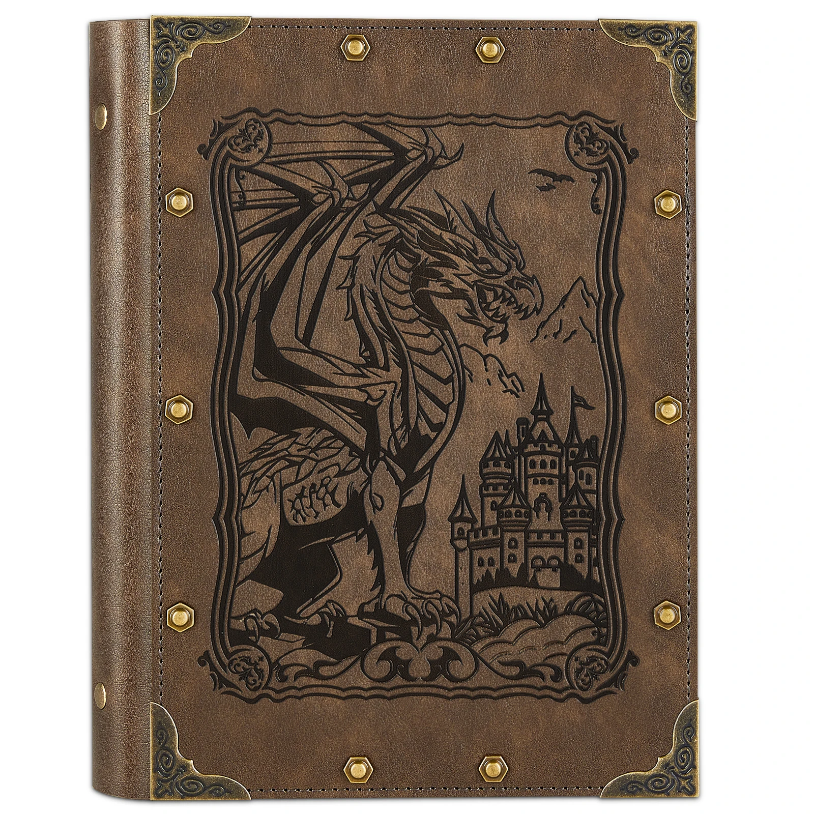 DND Dragon Journal Notebook para mazmorras y dragones, D & D, grandes accesorios RPG, regalos Nerdy para DM's y jugadores para hombres y mujeres