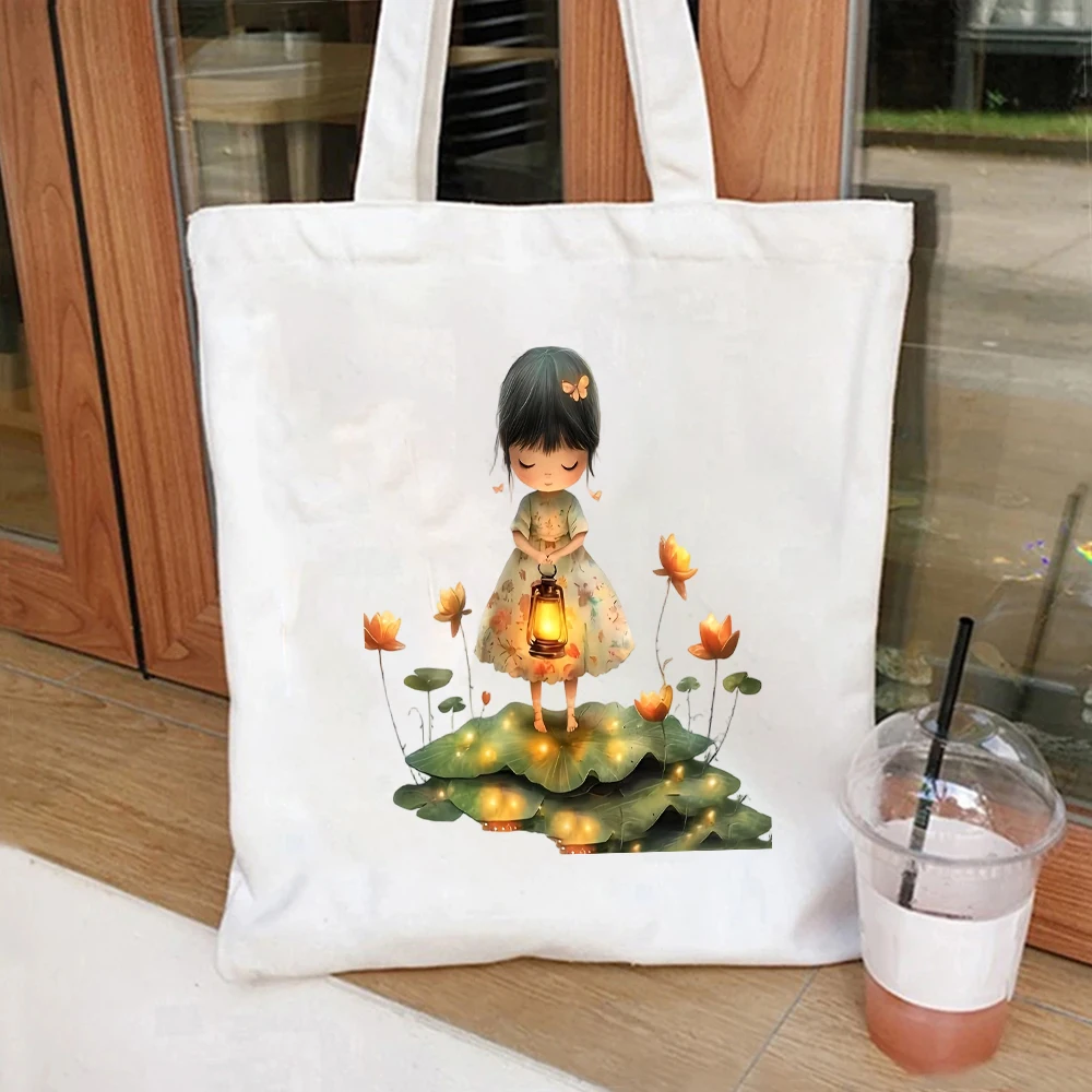 Forest Flute Elf Canvas Tote B - đánh giá và giá Canvas Tote Designer