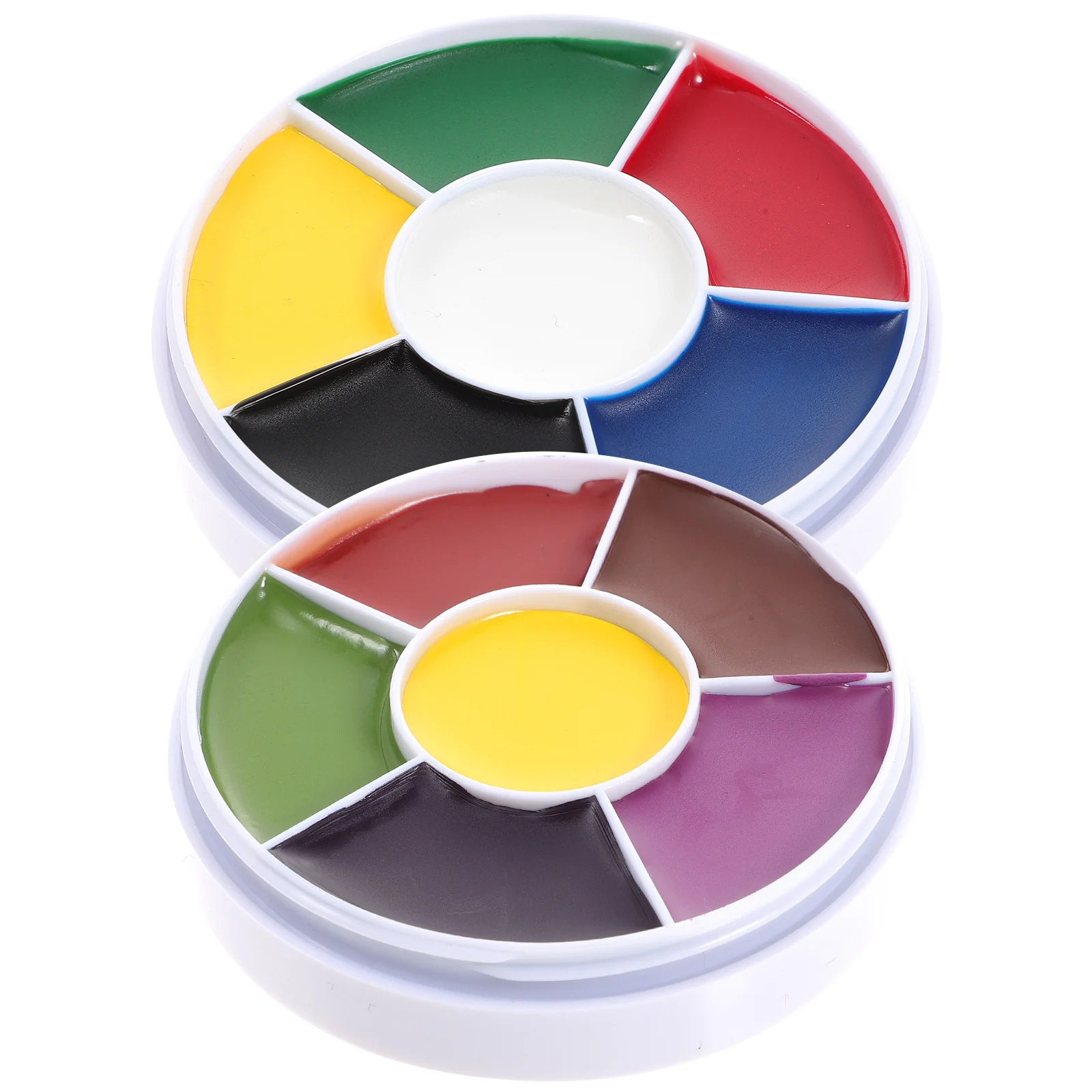 2-teiliges professionelles Halloween-Gesichtsbemalungsset mit realistischem Wundeffekt, Körperkunstpigment, schnell trocknende, nicht reizende Formel