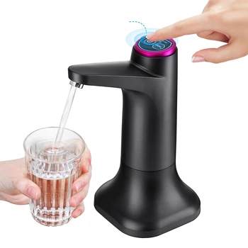 전기 물 펌프 병 자동 갤런 식수 디펜서, 터치 컨트롤, 가정용 캠핑 주방용 휴대용