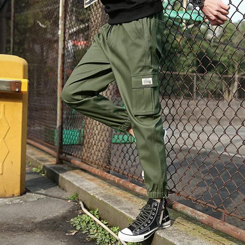 Pantalones Cargo de Algodón Extra Grandes para Hombre 2026, Talla 7XL, Pantalones Cargo Deportivos con Cordón, Pantalones Jogging Casuales de Moda para Hombre, Bermudas para Hombre