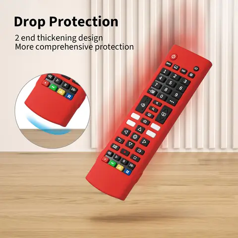 Coque de protection en silicone pour contrôleur, housse de protection antidérapante pour télécommande de remplacement pour LG-TV-Remote AKB75095307