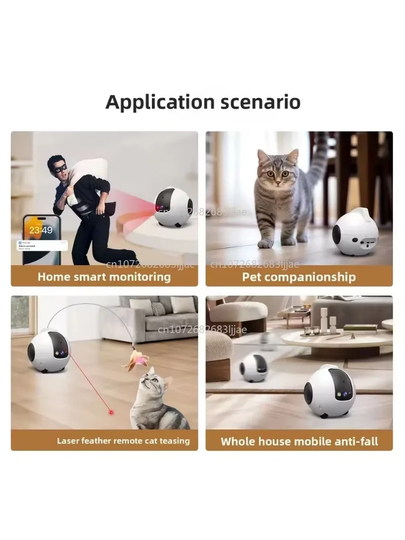 Pet WiFi Wireless Cat Toys，For Intelligent Machine People Tease Cat Electric Toys