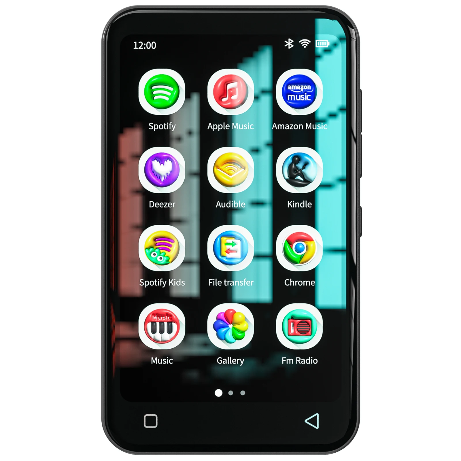 مشغل موسيقى MP3/MP4 محمول يعمل بنظام أندرويد ومكبرات صوت بلوتوث وواي فاي، يدعم Spotify Premium Dac، dap، راديو، HiFi Player Walkman #1