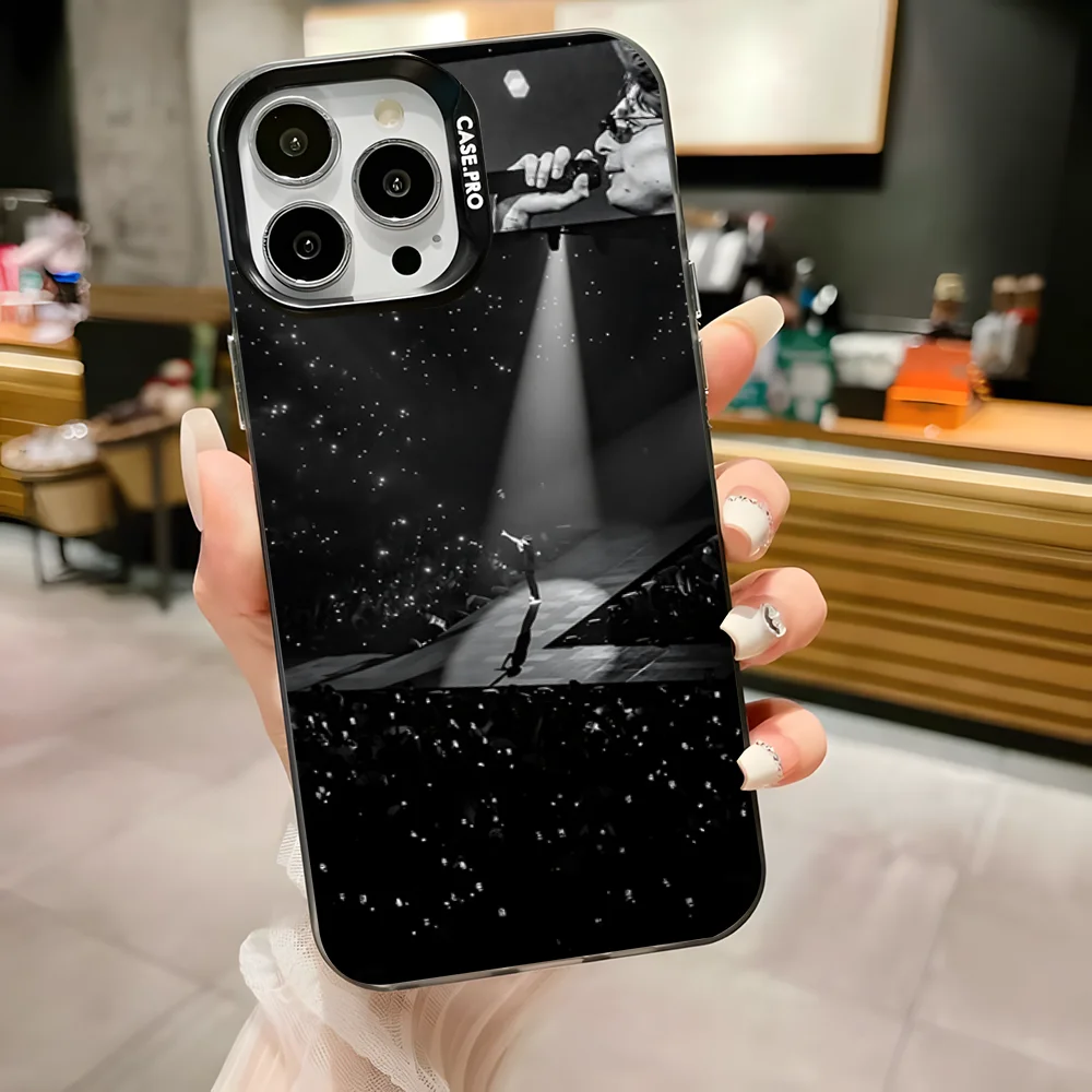 حافظة هاتف Gervonta Peso Pluma لهاتف iPhone 16,15,14,13,12,11,Pro,Max,Plus, Mini,XS,SE مضادة للسقوط باللون الأسود غير اللامع