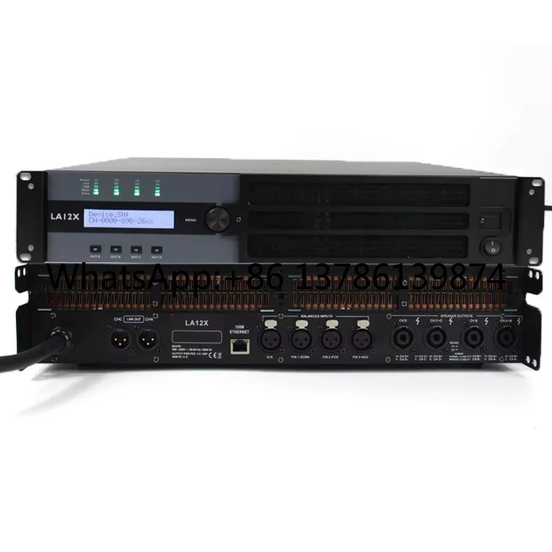 

12X Class Td Computer Control Dsp Amplifier 4 Channel Power Amplifier