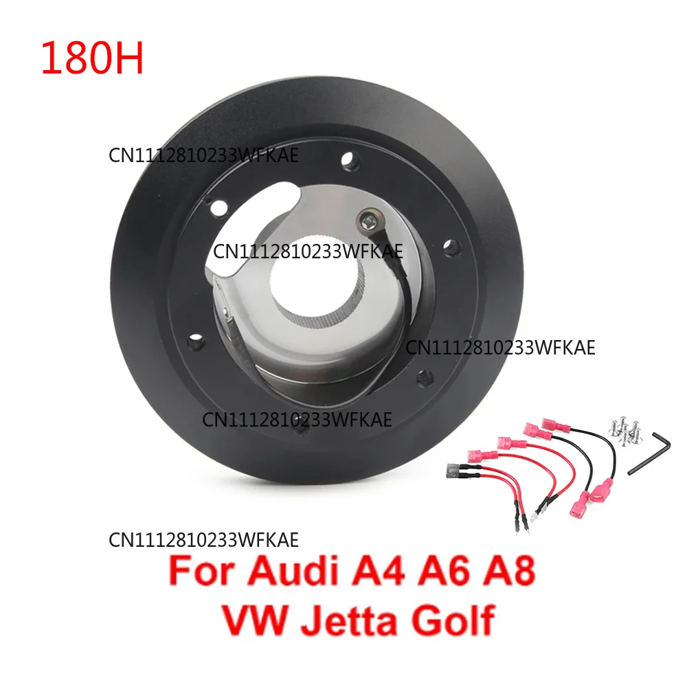 180H Racing Short Steering Wheel Hub Adapter Compatible For Audi A4 A6 A8 For VW Jetta Golf For Lamborghini Gallardo