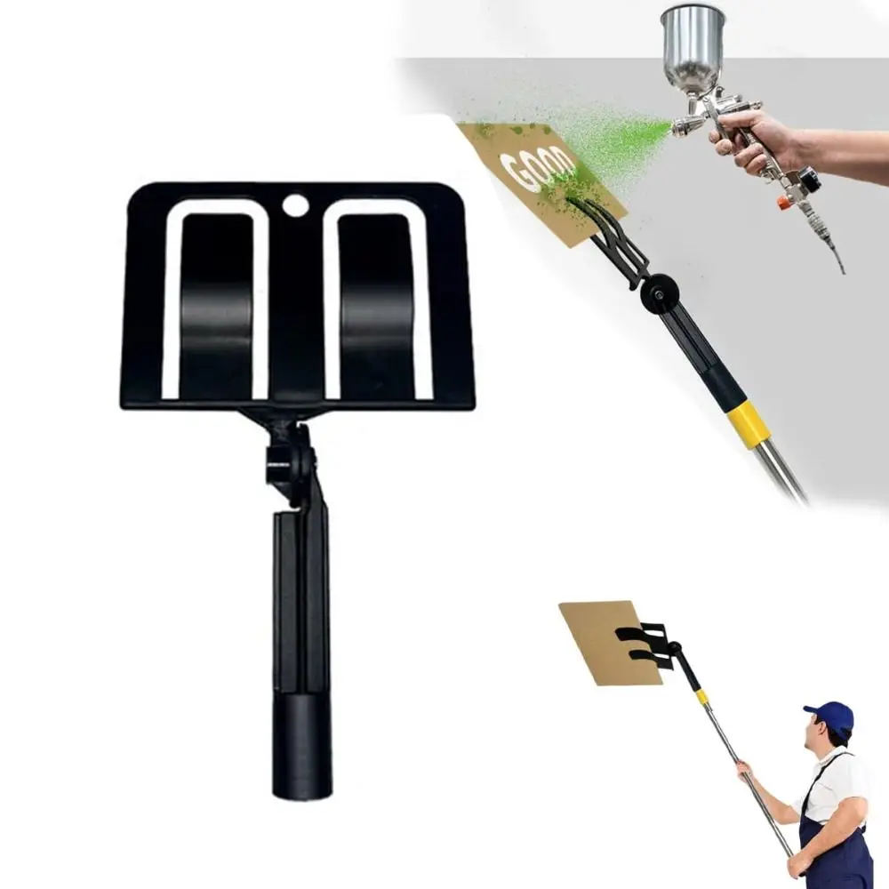 Adjustable Angle Spray Shield Holder Set Durable Plastic Spray Paint Shield Holder With Pole Cardboard Spray Shield Holder