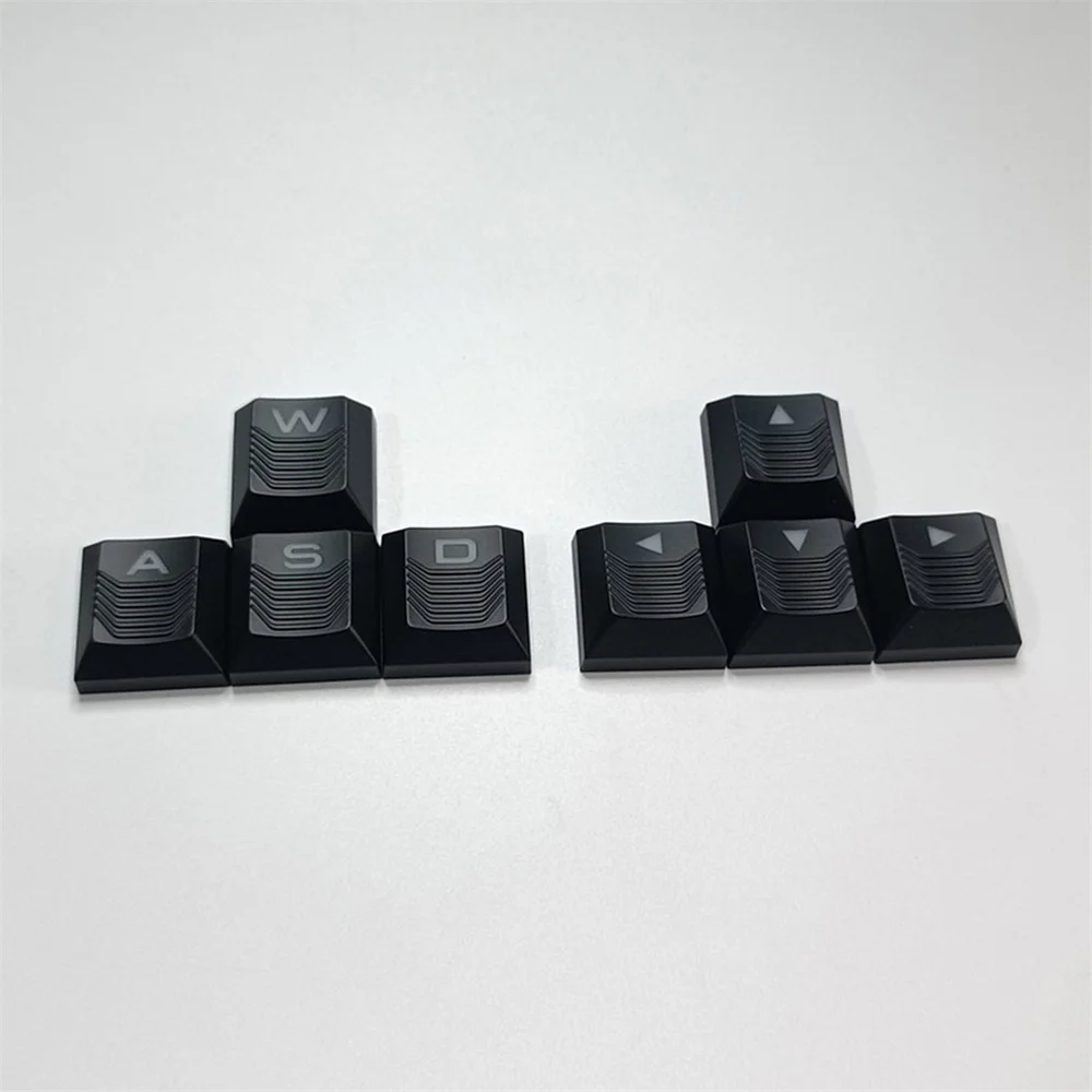 1 Set Key Caps Mechanical Keyboard Key Caps WASD+Directional Key Caps Grid Texture Feel
