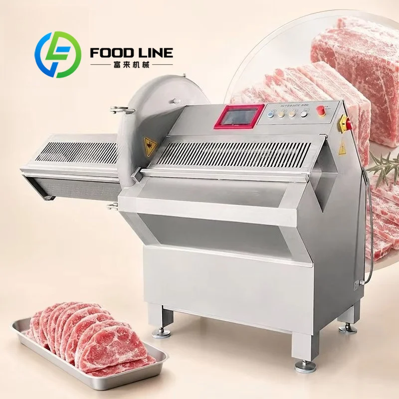 Meat Slicer For Frozen Mini Digital Thickness Scale Precise Reading System Design Bento Box Factory Line Professional Support