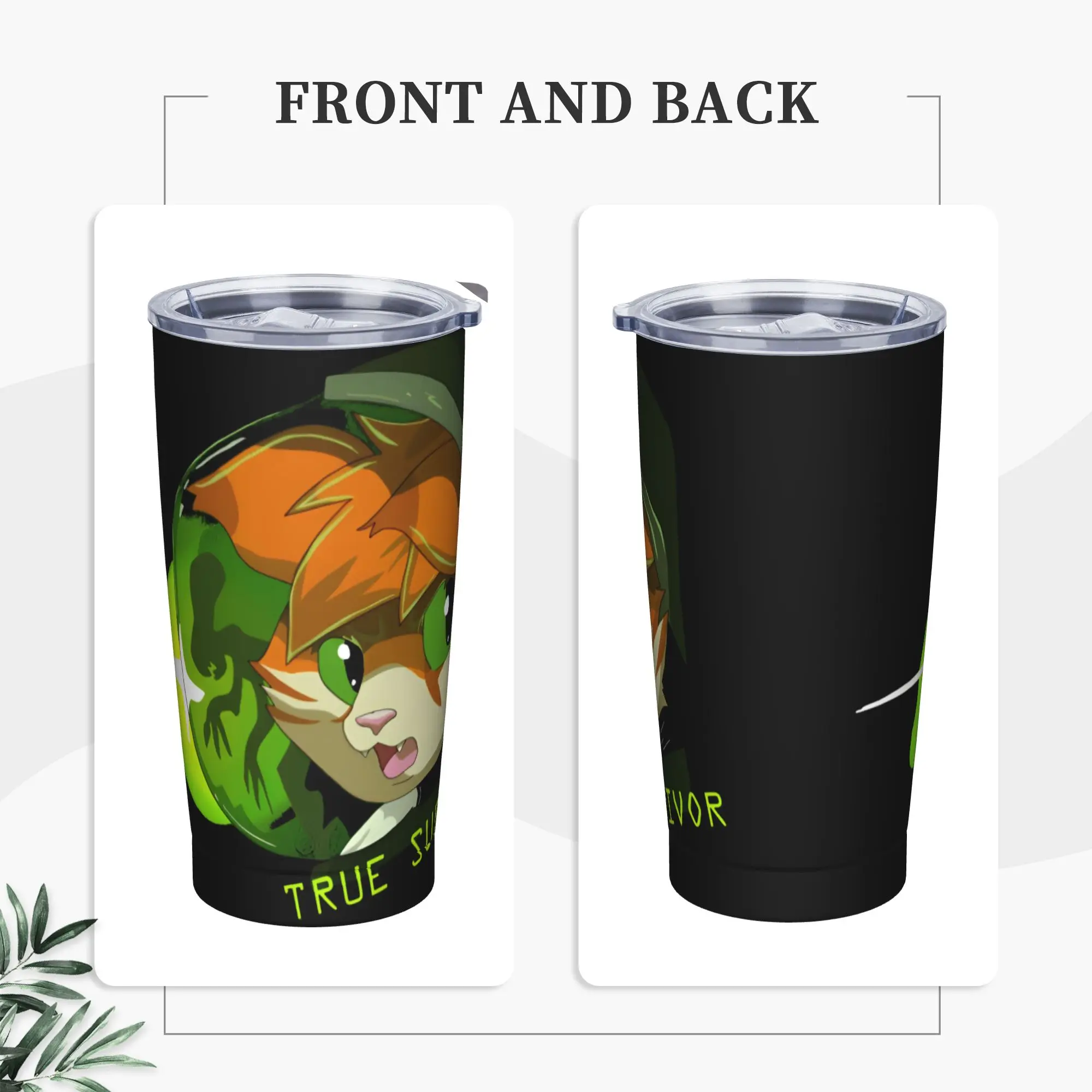Stainless Steel Tumbler Horror Isolation Game Alien Car Mugs With Straws  Beach Cold Drink Water Bottle Keep Heat Coffee Mug