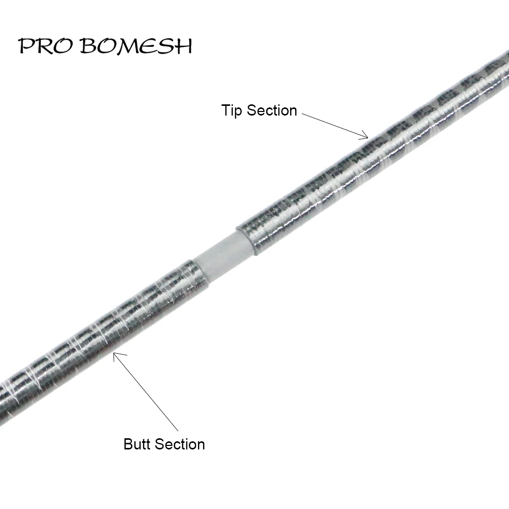 Pro Bomesh 2.9m 2 Section ML M Xrays Wrapping Carbon Fiber Sea Bass Fishing Rod Blank DIY Component Pole