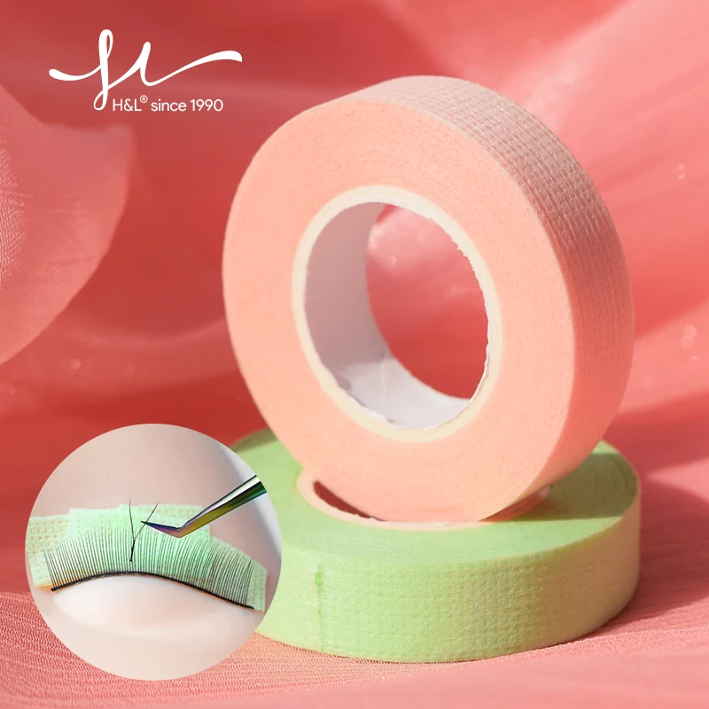 Medical Paper Tapes Makeup Tools Pink Green Color Easy To Tear Comfortable Breathable Tapes