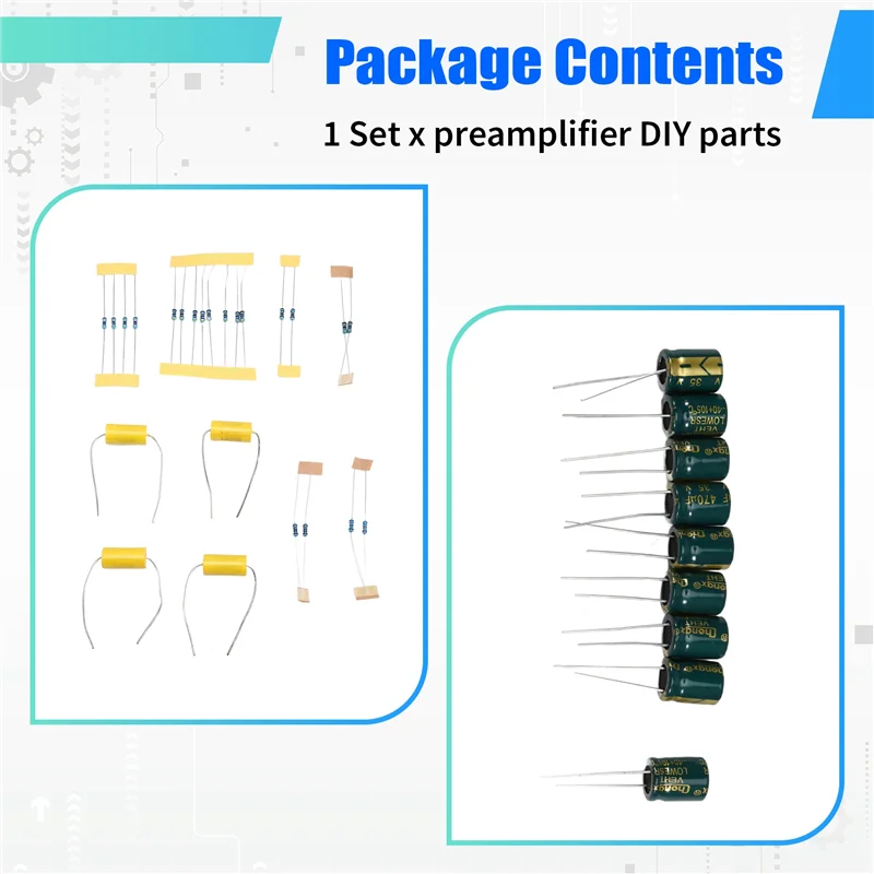 New!6J1 Hifi Stereo Electronic Tube Preamplifier Board Finished Preamp Amplifer Module DIY Kits Bile Amp Effect Tool Parts
