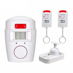 Remote Control Wireless Door Window Home Alarm Wireless PIR / Motion Alarm Sensor with 2 Remote Control Alarm 120db