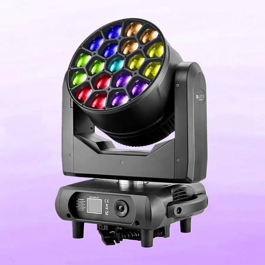 Clay Paky K15 19x40w Bee Eye Beam Led Moving Head Bee Eye Zoom Lighting Stage Lighting Equipment Professional