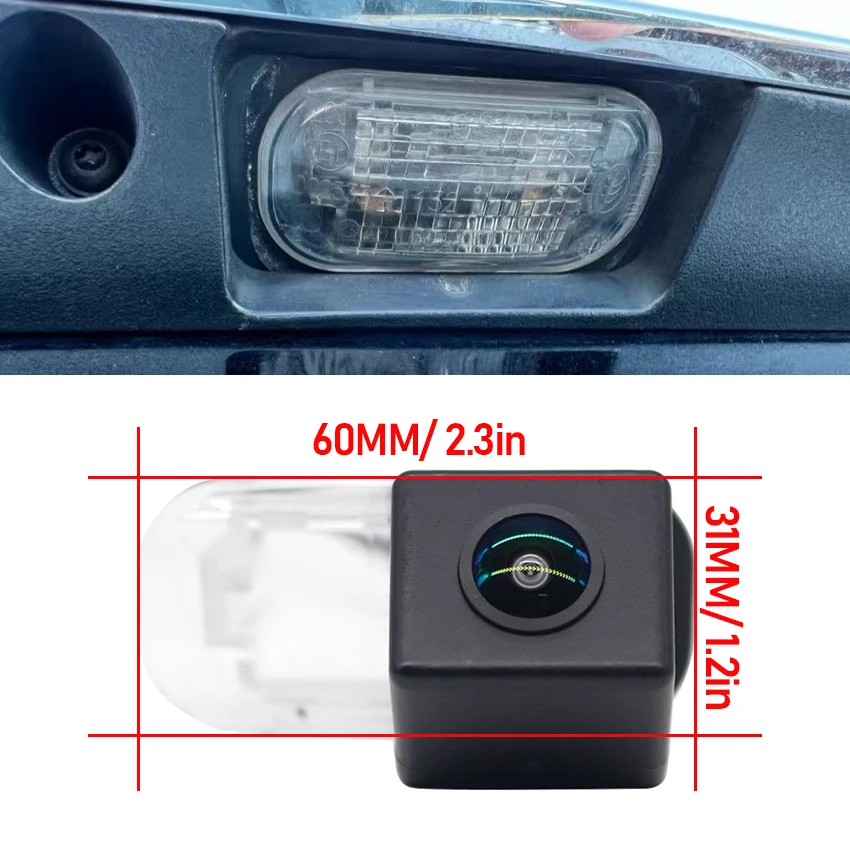 Backup Rear View Camera License Plate Camera Parking Camera For Mercedes Benz A Class W169 2004~2007 2008 2009 2010 2011 2012