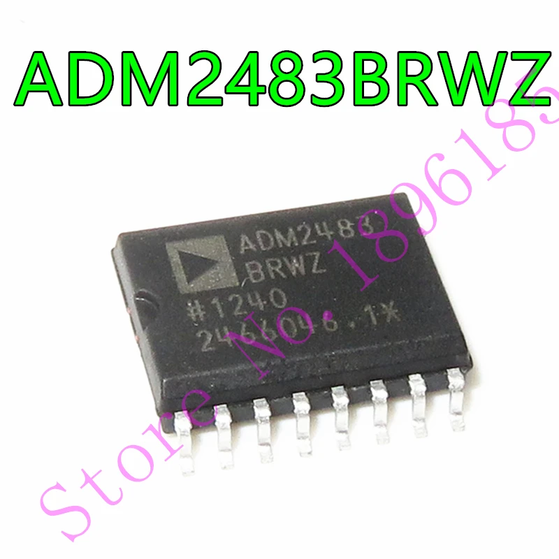 1PCS ADM2483 ADM2483BRWZ RS-485/RS-422 SOP-16   Half-Duplex, iCoupler Isolated RS-485 Transceiver