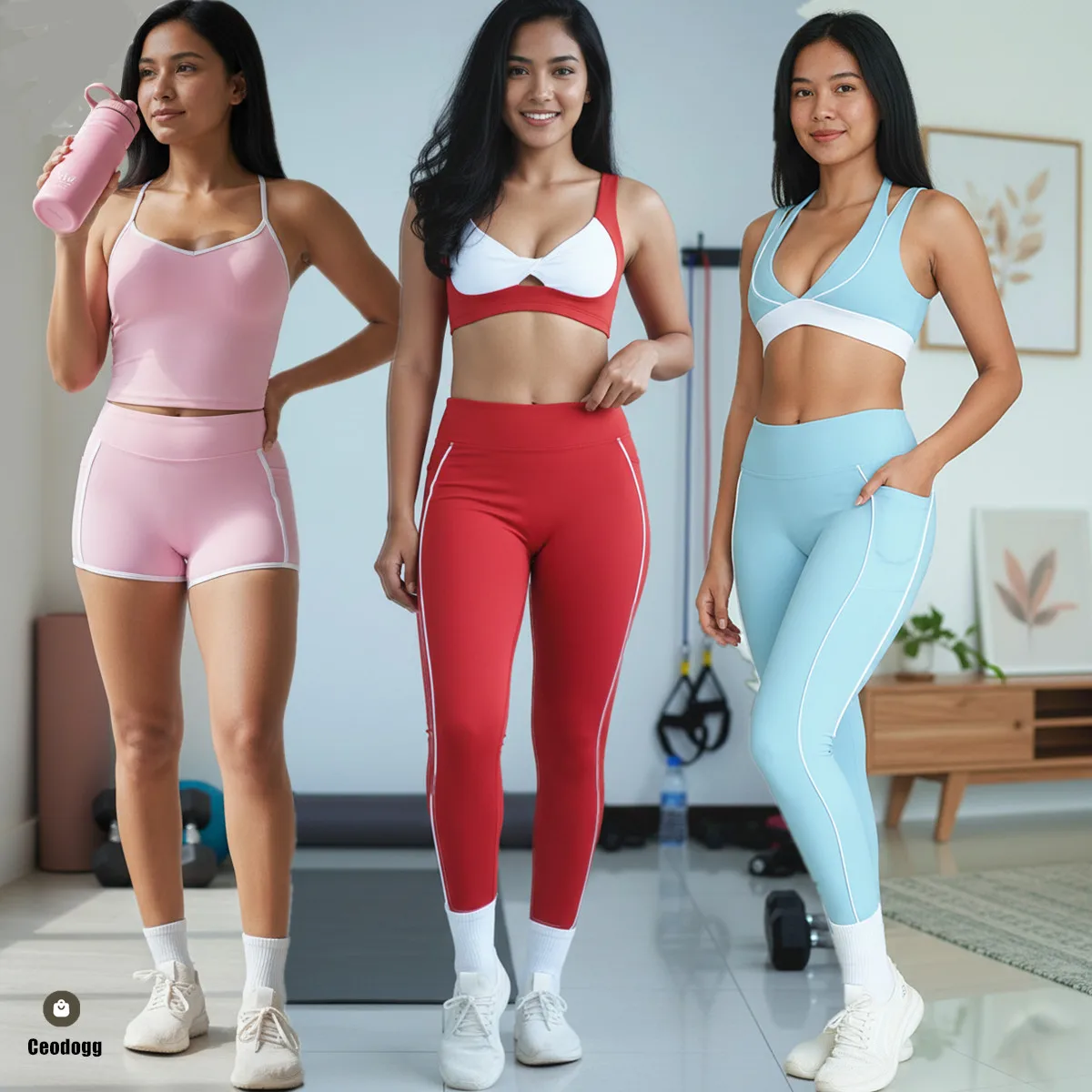 

Yoga Suit 2PCS Women Tracksuit Sports Bra High Waist Leggings Shorts Outfit Gym Clothing Fitness Workout Clothes Sportswear XP26