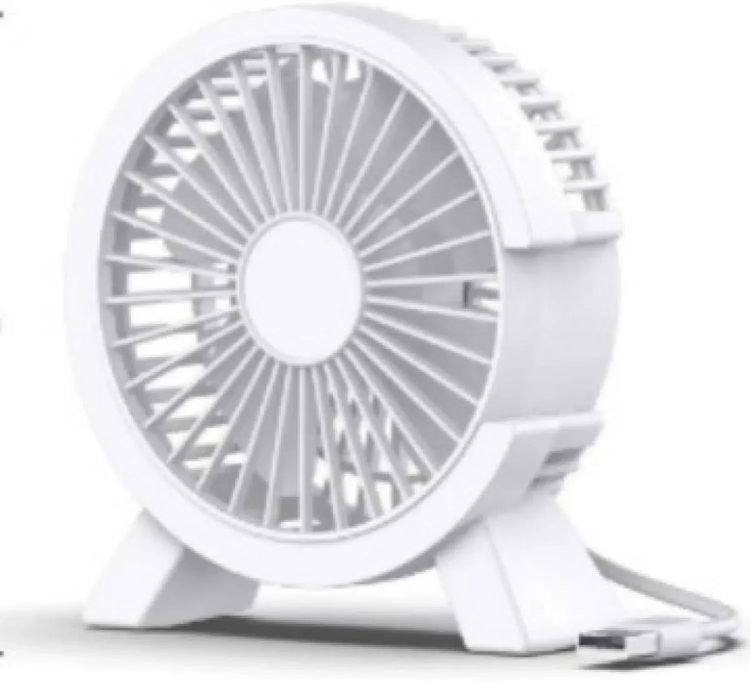 Office desktop small fan, low noise battery life, desktop small dormitory bed, large air volume plug-in fan