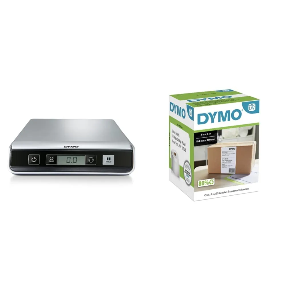 ميزان بريدي رقمي DYMO M25، سعة 25 رطلًا